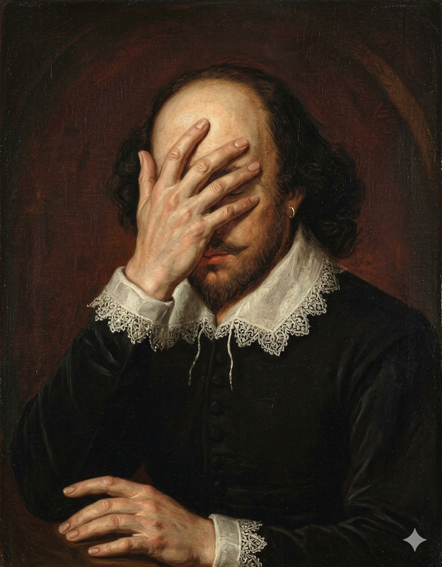 Shakespeare facepalm